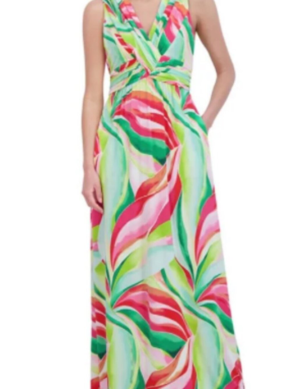 New JESSICA HAWARD Fabulous Vibrant Print Easy Fit Long Dress All Sizes